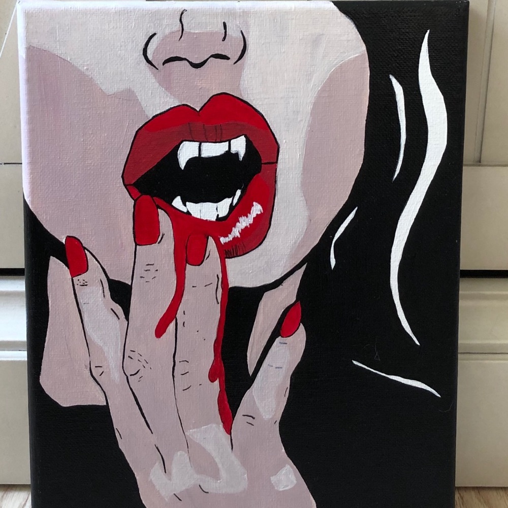 Acrylic painting